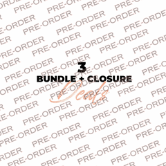 **PRE-ORDER** 3 Bundle + 5x5 HD Lace Closure Deals