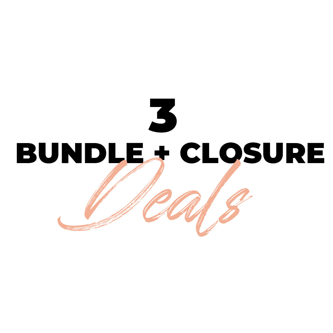 3 Bundle + 5x5 HD Lace Closure Deals