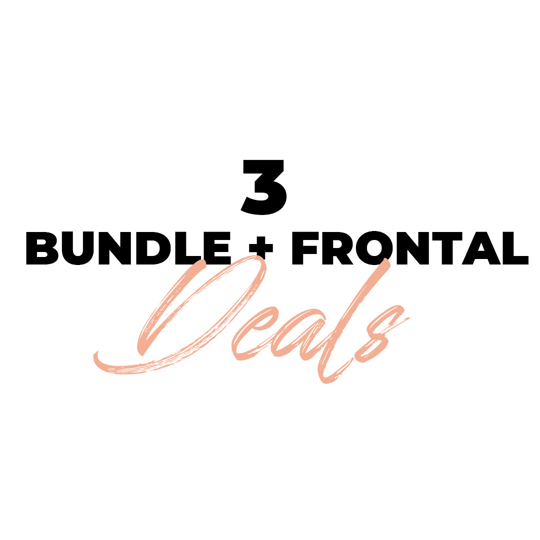 3 Bundle + 13x4 HD Lace Frontal Deals