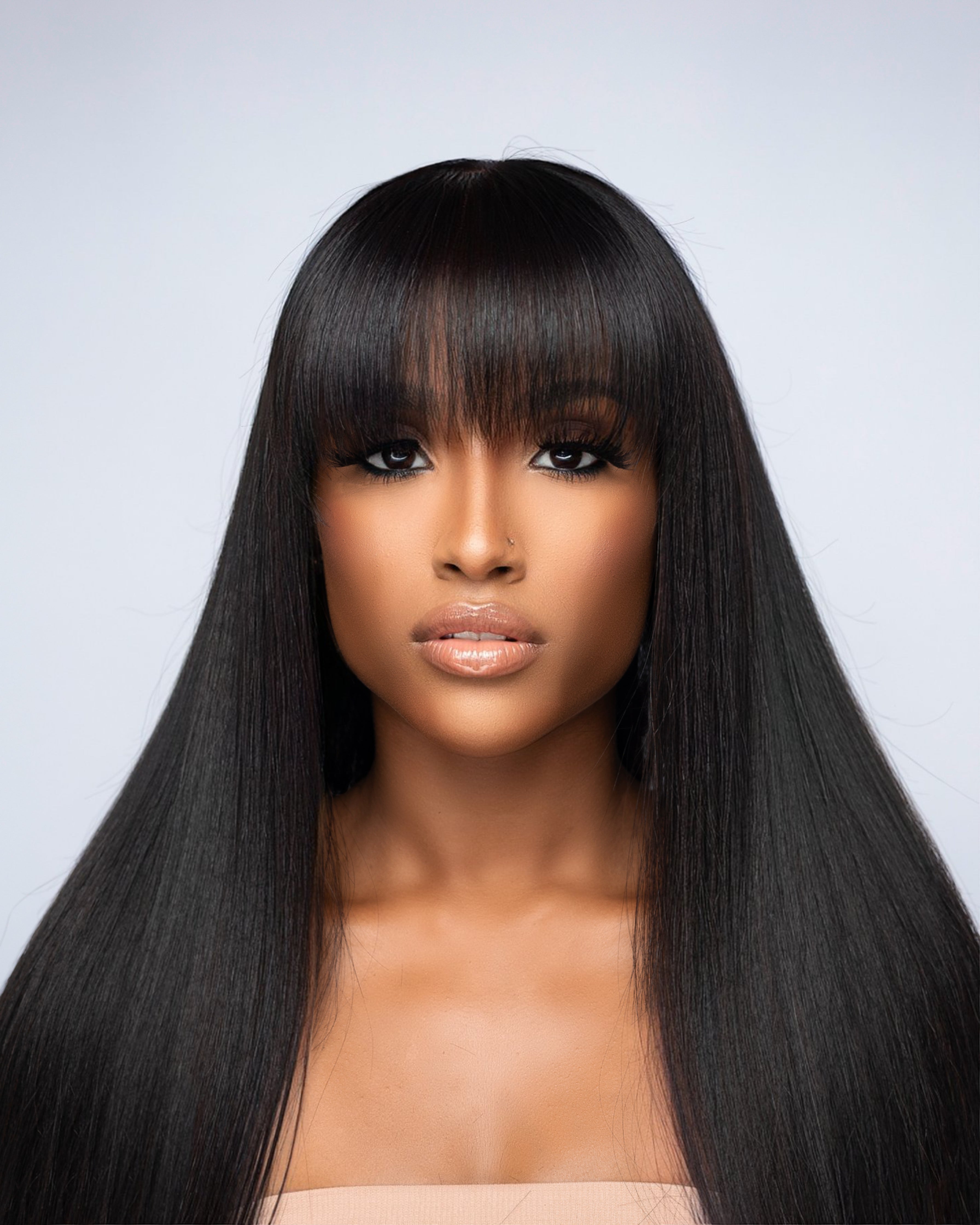 HD RAW Vietnamese Straight Frontal  Wig